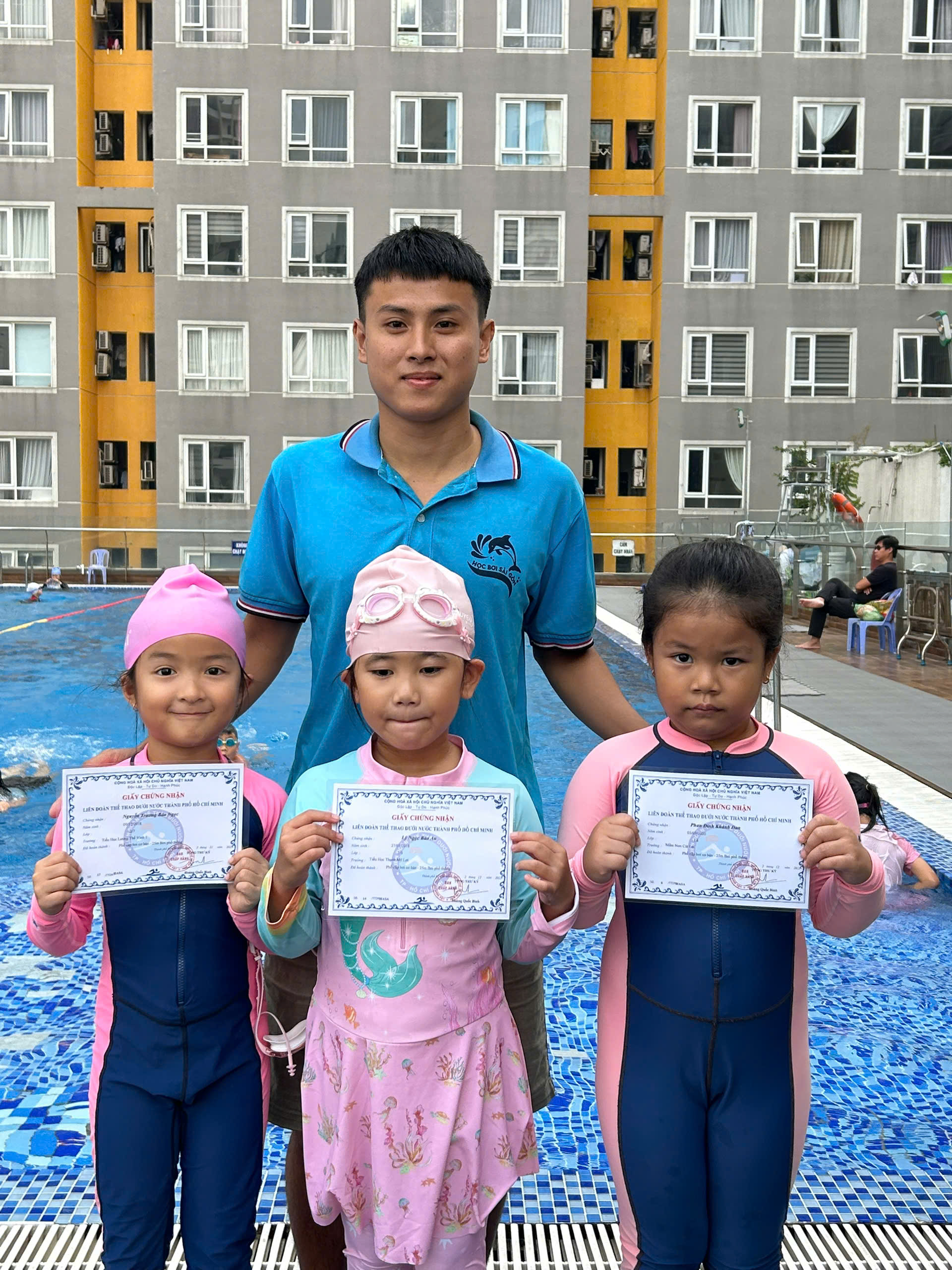 giảng viên học bơi sài gòn