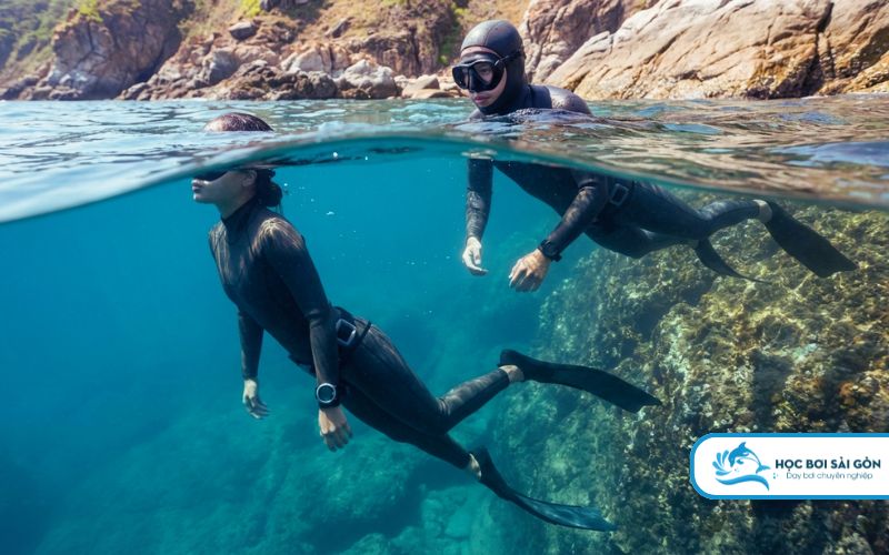 Quy tắc hệ thống bạn lặn Buddy System đảm bảo an toàn Freediving